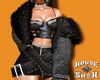*HS Fur Denim Jacket BKB