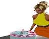 Blow Out Candle Cake