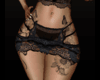 Goth Skirt + Tatto