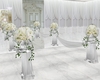 White Wedding Aisle