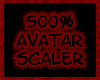 м| 500% Avatar Scaler