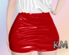 K- Skirt latex red