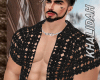 Crochet Shirt /black
