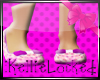 ~kids~ pink flower shoes