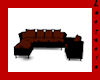 ~L~ Rust Leisure Couch