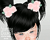 Kids pink Hair flower