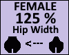 Hip Scaler 125% Female