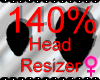 *M* Head Resizer 140%