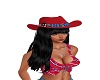 red cowgirl hat