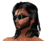 Long black hair
