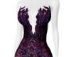 LANEY PURP BEADED GOWN