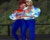 Fun Ladies Blue  Couple