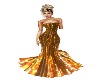 robe de soiree or