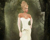 Long Sheer Glove White