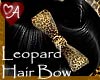Leopard Hair Bow