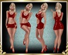 DL XL DRESS RED VIVY
