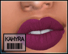 Purple matte lips