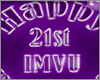 IMVU Neon Birthday Sign