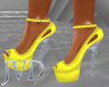 JVD Yellow High Heels