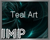 {IMP}Teal Wall Art 5