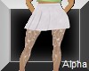 AO~LAce leather skirt