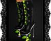 [*A]Blk BioHaz Lime Boot