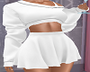 White Sweater Cute Skirt