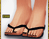! Black Flipflops