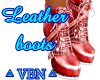 Learther boots red light