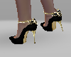 Beauty Black Gold Shoes