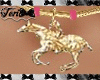 Gold Horse Necklace