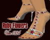 ~Vero~Ruby Flowers Heels