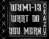 What Do You Mean