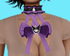 kuromi choker tie