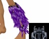 Purple PVC Leg Fur (L)