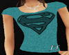 *JT lt Teal Superman w