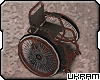 [U] Old Rusty Wheelchair