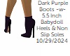 [BB] Dark Purple Boots