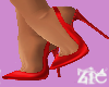 Evening Pumps Red