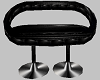 ~NT~Blk Oval Cddle Couch