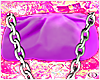 purple chain pouch