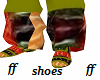 Olive multi mens shoes