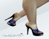 Purple Leopard Platforms