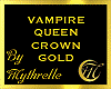 VAMPIRE QUEEN CROWN GOLD