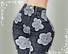 :G: Flower Pants RLL b/w