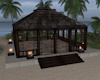 island w/hut