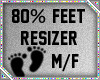 80% Foot Scaler