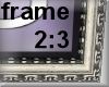 ornate silver frame 2:3