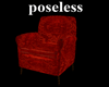 poseless chair red