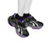 BLACK RUNNERS PURPLE